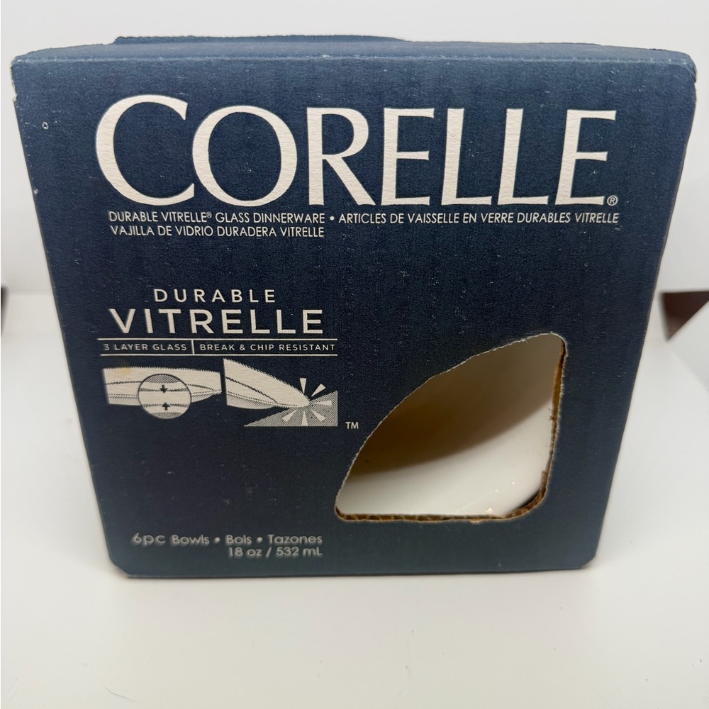 Corelle Winter Frost White Bowl Dinnerware Set